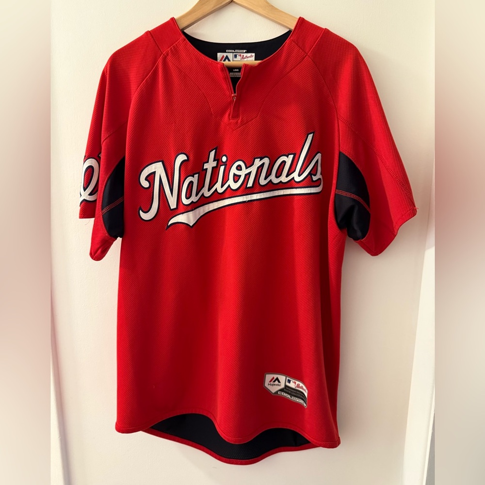 Majestic Cool Base WASHINGTON NATIONALS Authentic Collection MLB Team Jersey